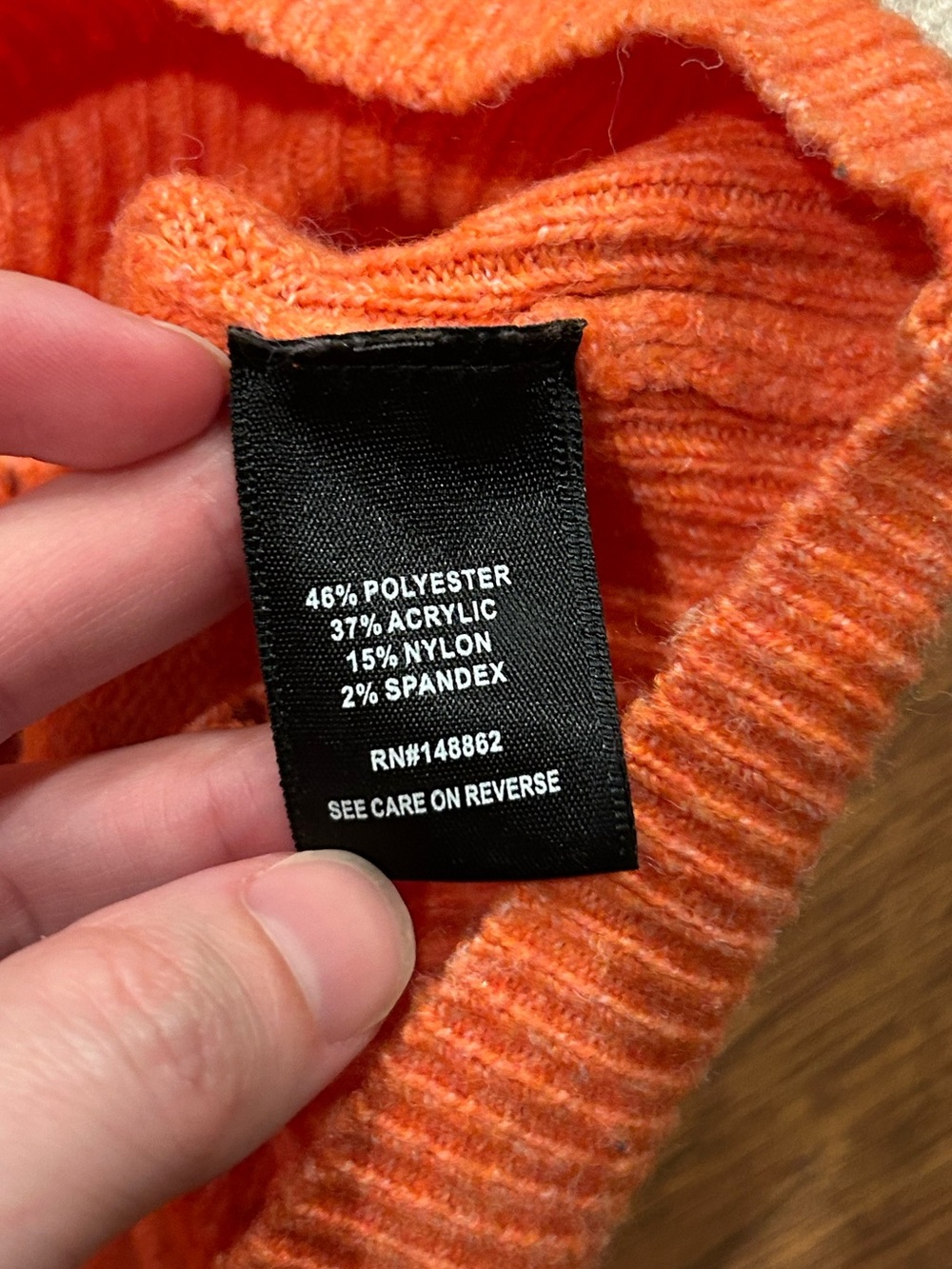 Torrid Orange Tiger Sweater 2X Crew Neck Raglan Pullover Size 2 Coral 18 20 - Picture 5 of 6